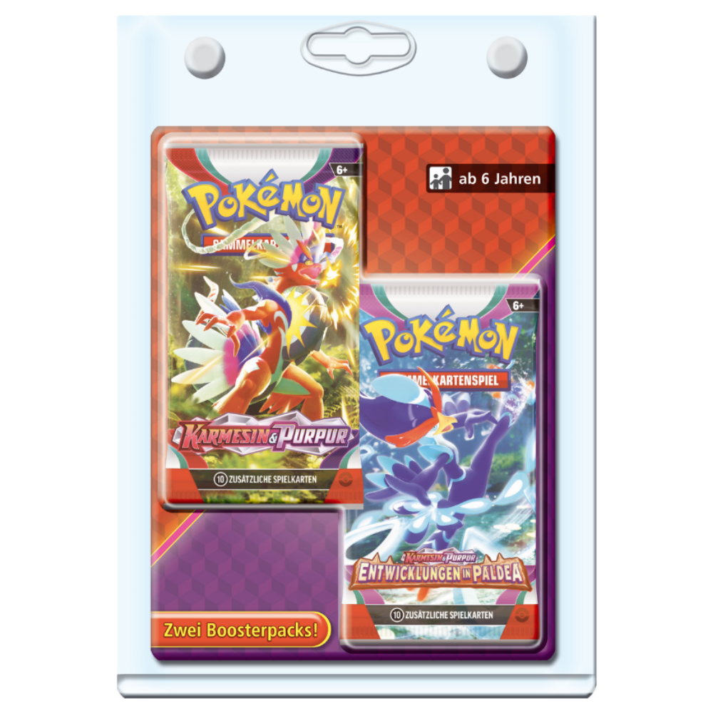 Pokemon 2er Booster-Blister