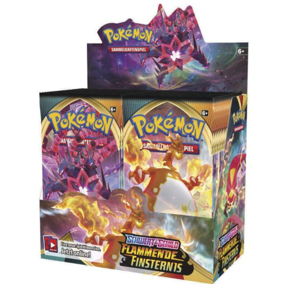 Pokemon Schwert & Schild Flammende Finsternis Display