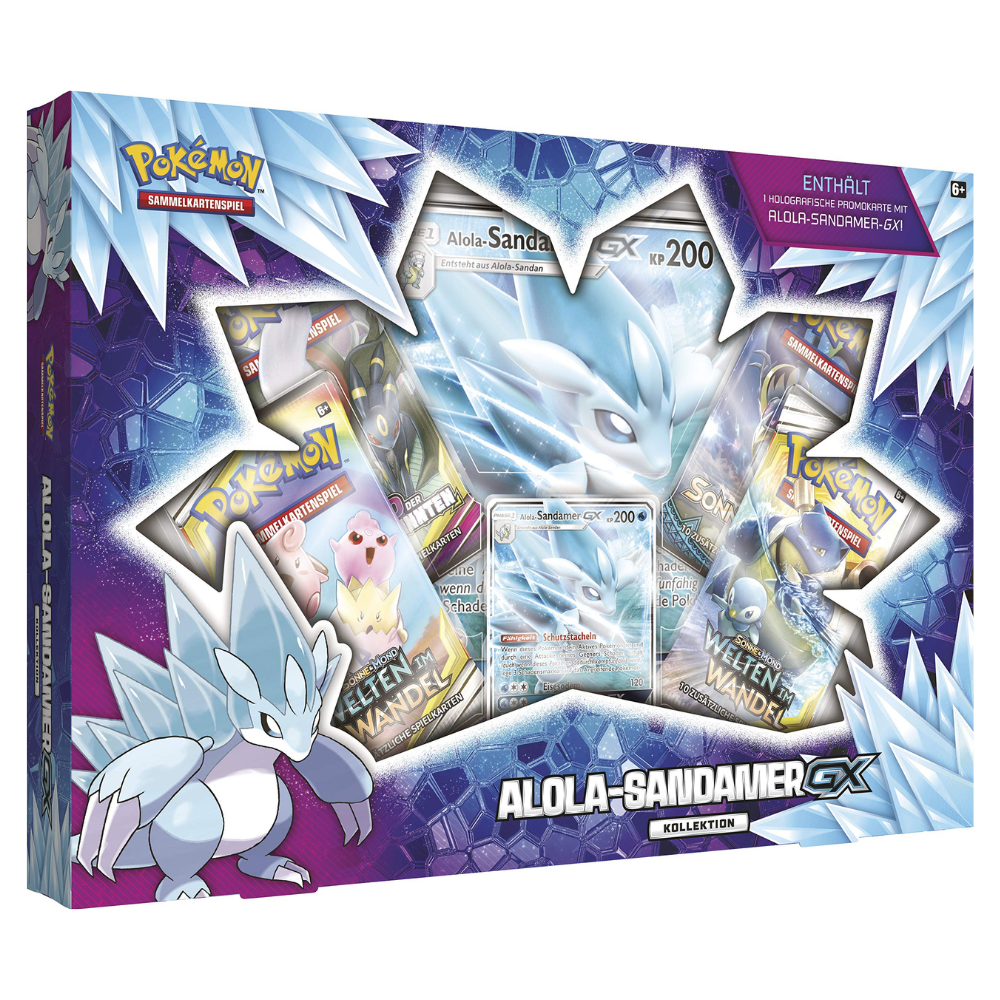 Pokemon Alola Sandamer GX Kollektion