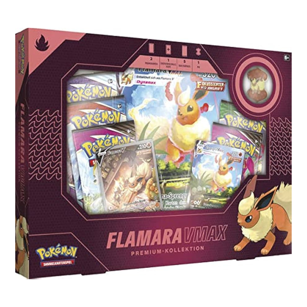 Pokemon Flamara Vmax Premium Kollektion