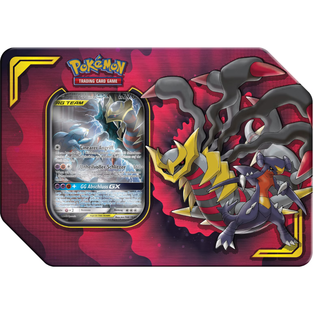 Pokemon Giratina & Knackrack GX Tag Team Tin Box