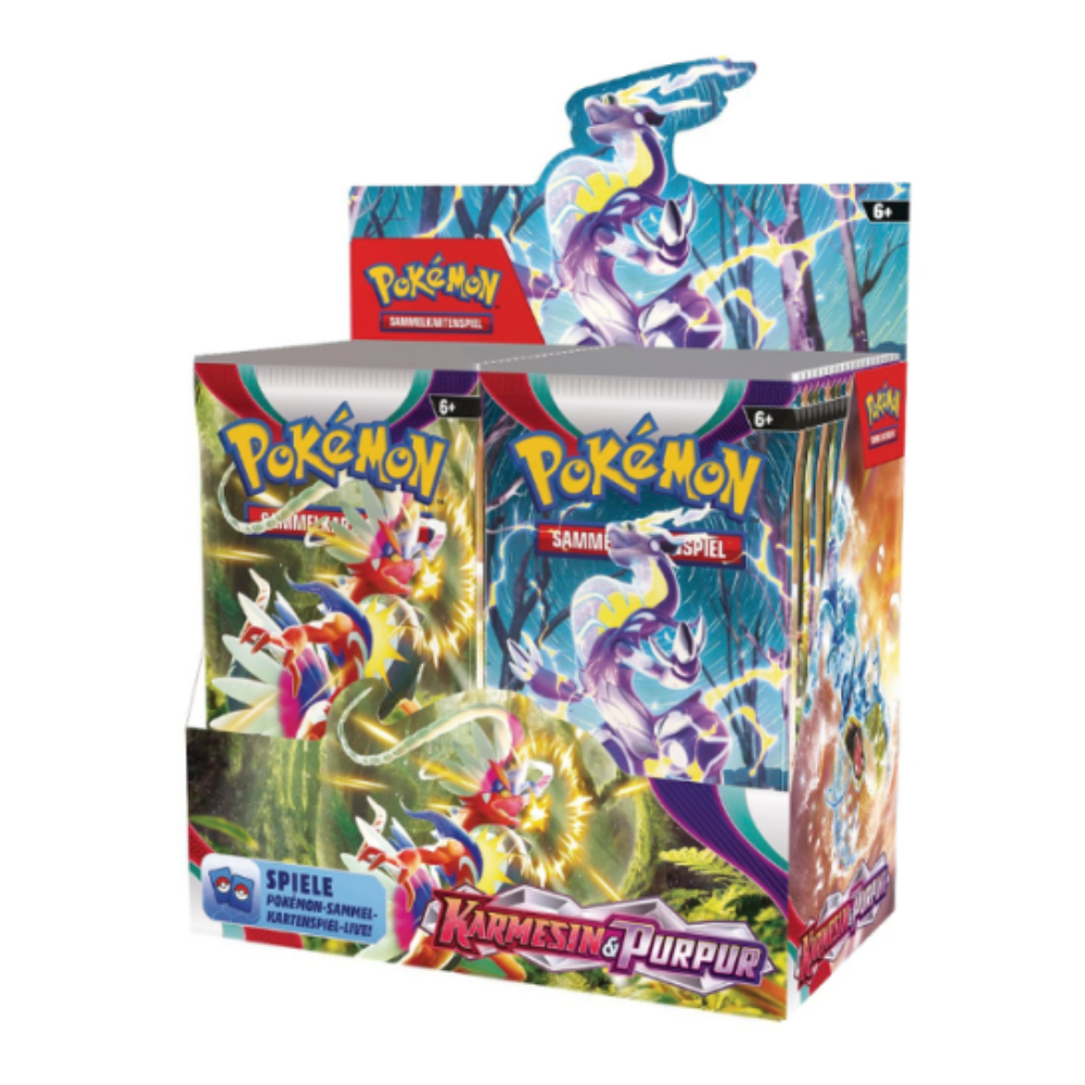 Pokemon Karmesin Purpur Base Display DE