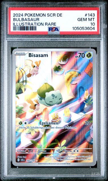 PSA10 - Bisasam (SCR 143)