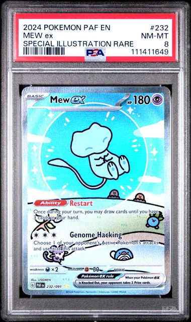 PSA8 - Mew ex Bubble-Mew (PAF 232)