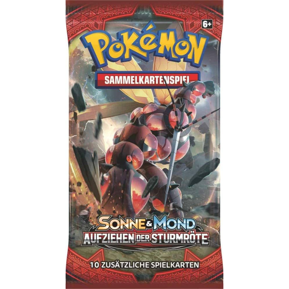 Pokemon Sonne Mond Aufziehen der Sturmröte Einzelbooster