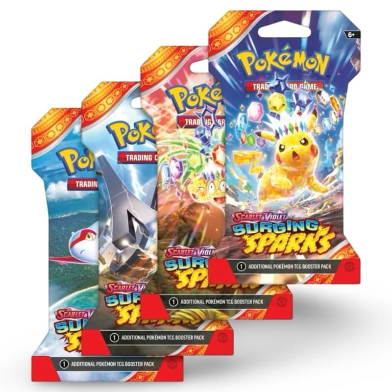 Pokemon Surging Sparks Sleeved Einzelbooster