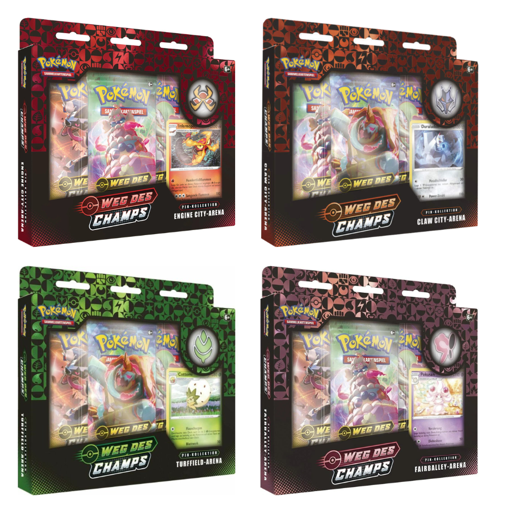 Pokemon Weg des Champs - Pin Kollektion