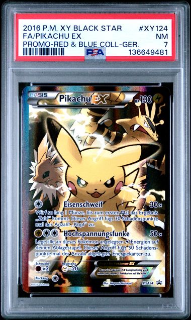 PSA7 - Pikachu EX (XY Pr 124)