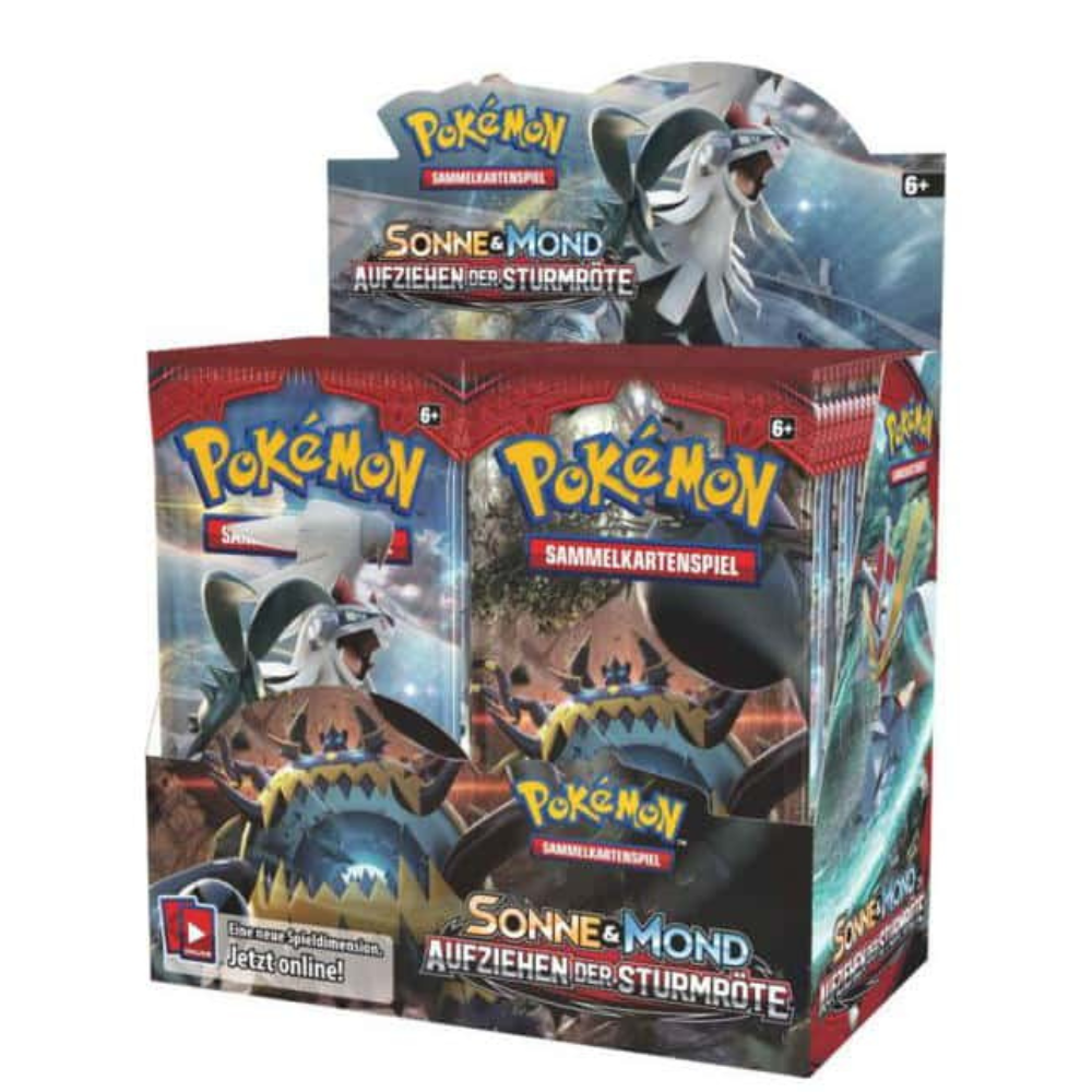 Pokemon Aufziehen der Sturmröte Display