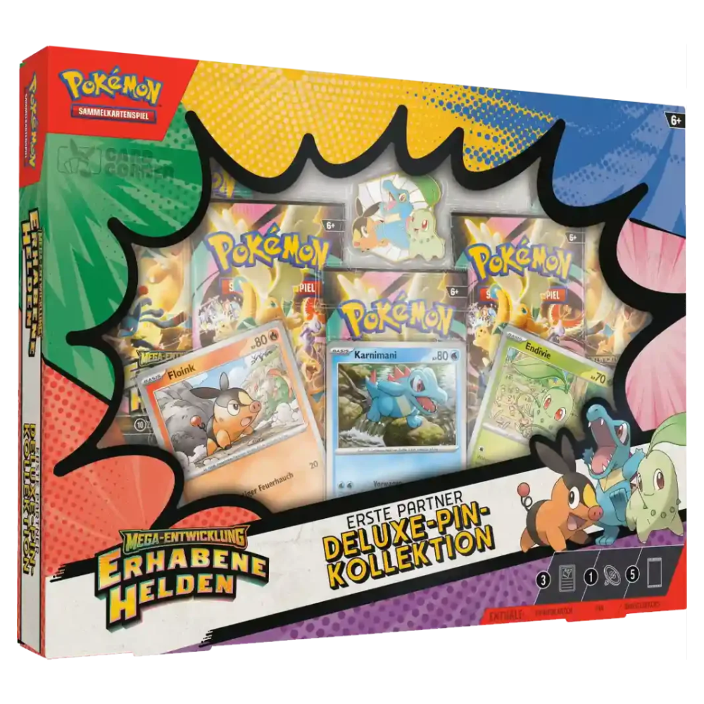 Pokemon Erhabene Helden: Erste Partner Deluxe Pin Kollektion