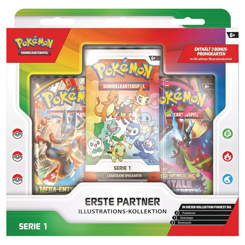 Pokemon Erste Partner Illustrations-Kollektion: Serie 1