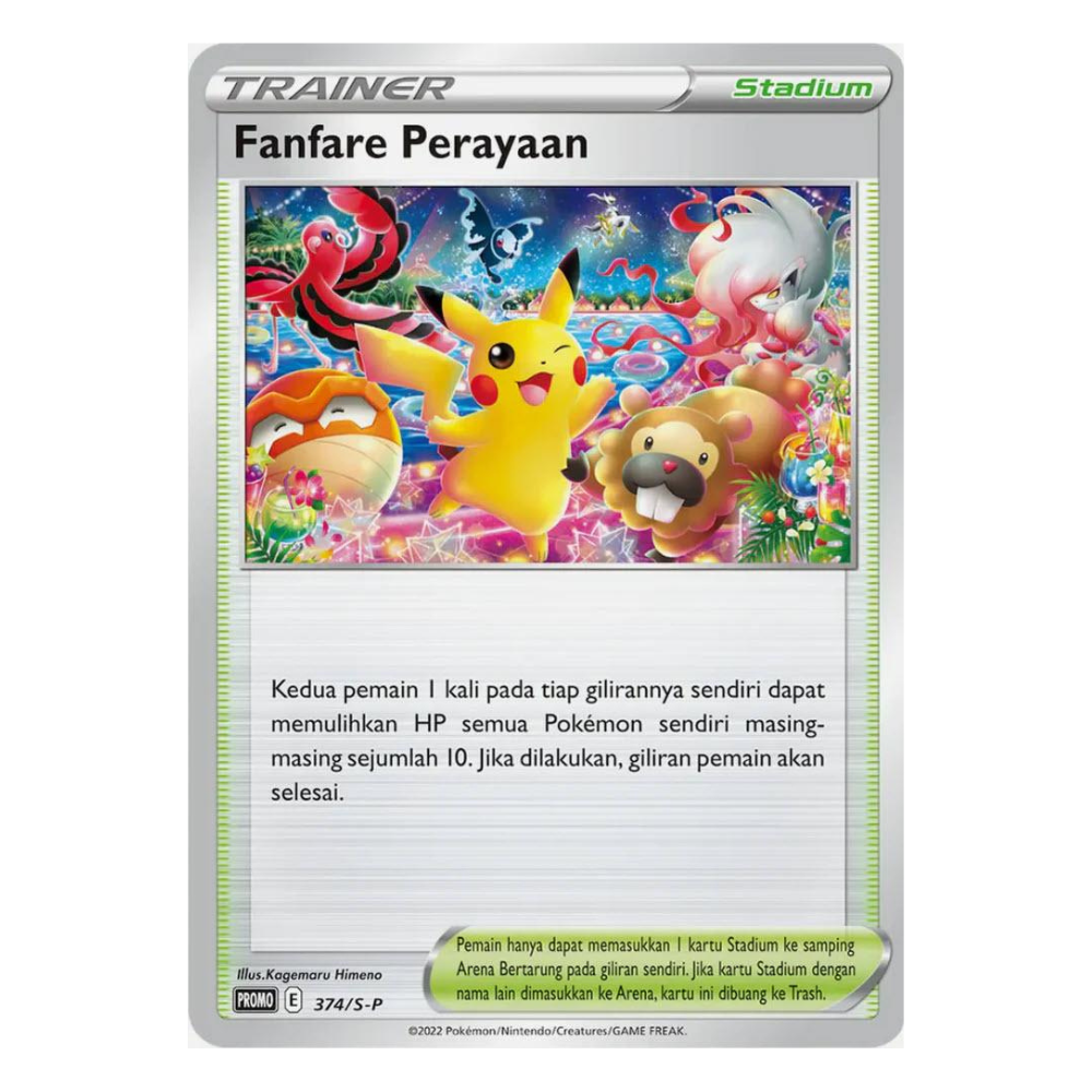 Pokemon 374/S-P Fanfare Perayaan Promo Einzelkarte (sealed)