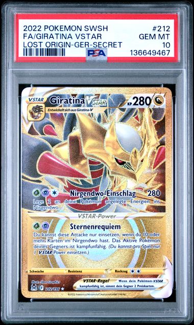 PSA10 - Giratina VStar (LOR 212)