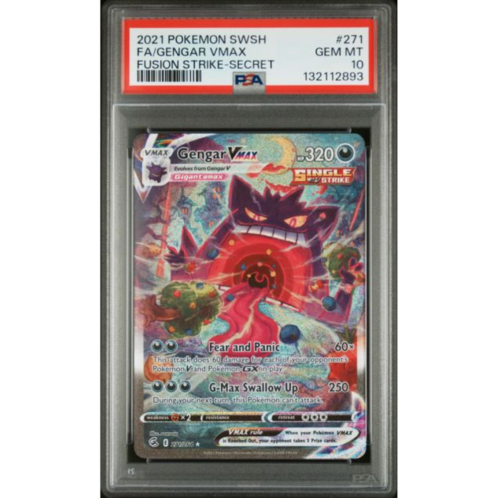 PSA10 - Gengar VMax (FST 271)