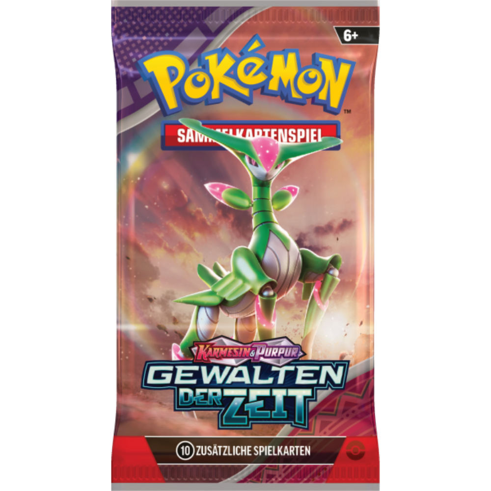 Pokemon Karmesin & Purpur Gewalten der Zeit Einzelbooster