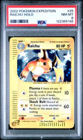 (MN) PSA8 - Raichu Holo (EX 25)