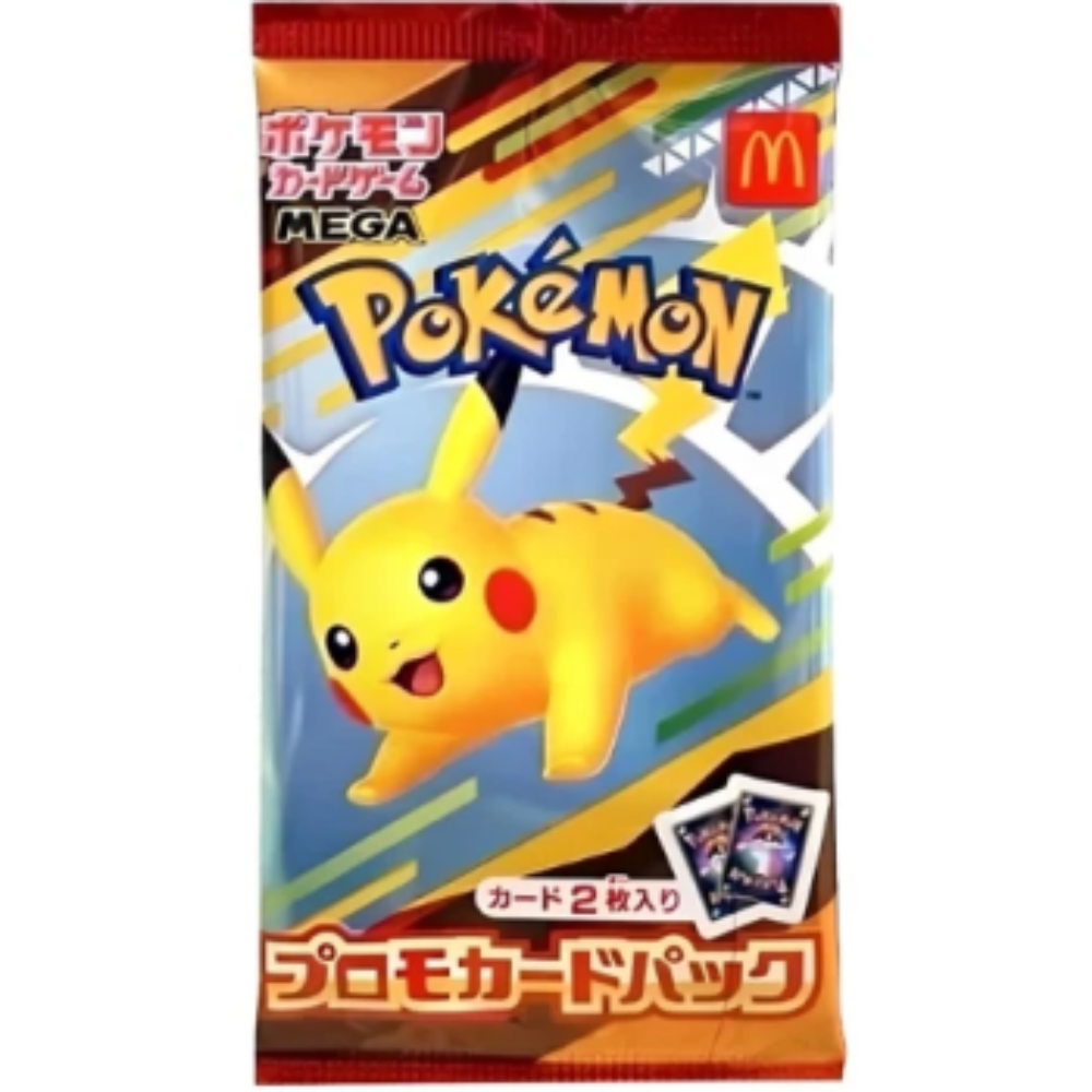 Pokemon McDonald's 2025 Japan Promo Einzelbooster