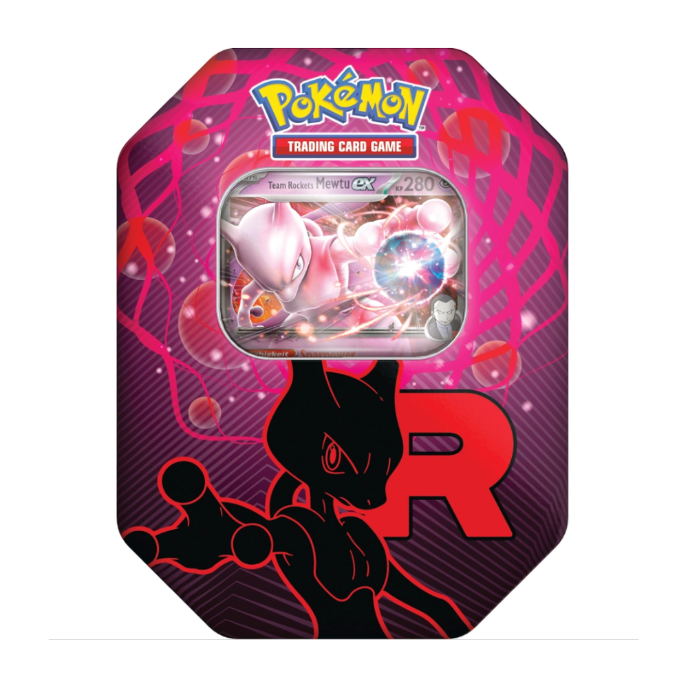 Pokemon Team Rocket Tin - Mewtu ex (September 2025)