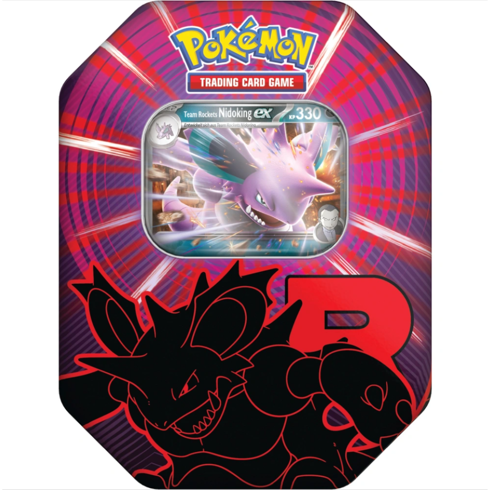 Pokemon Team Rocket Tin - Nidoking ex (September 2025)