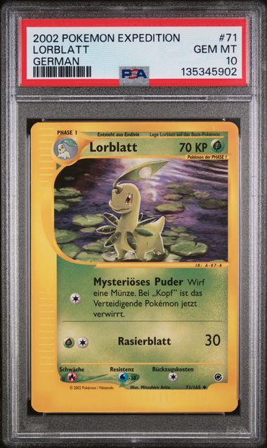 (MN) PSA10 - Lorblatt (EX 71)