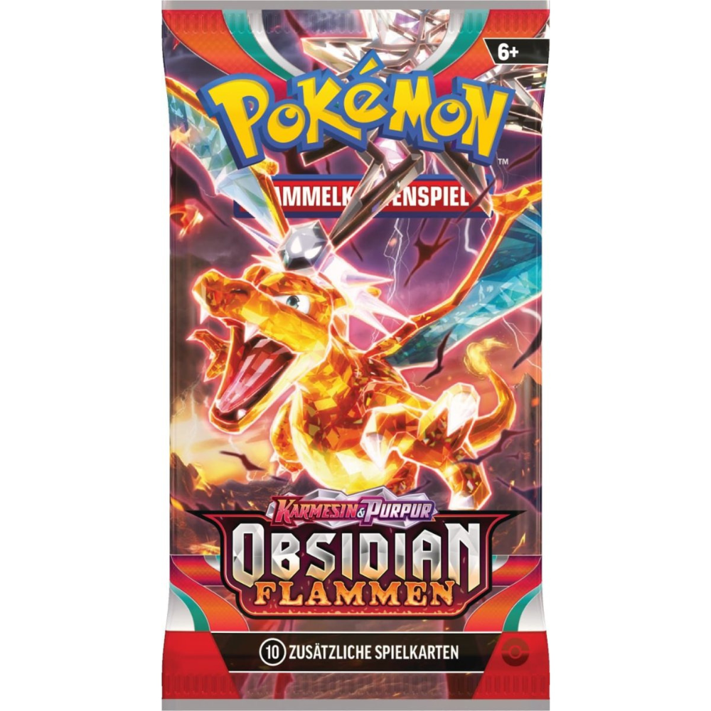 Pokemon Karmesin & Purpur Obsidianflammen Einzelbooster
