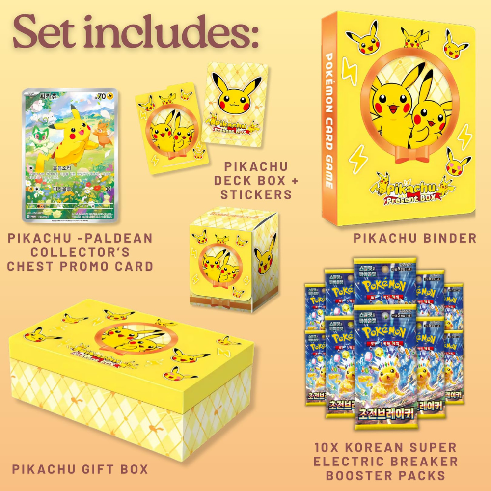 Pokemon Pikachu Present Box KOR