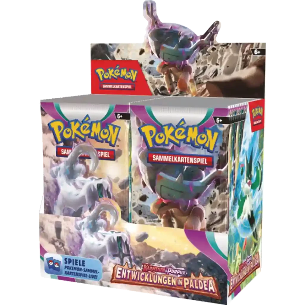 Pokemon Entwicklungen in Paldea Display