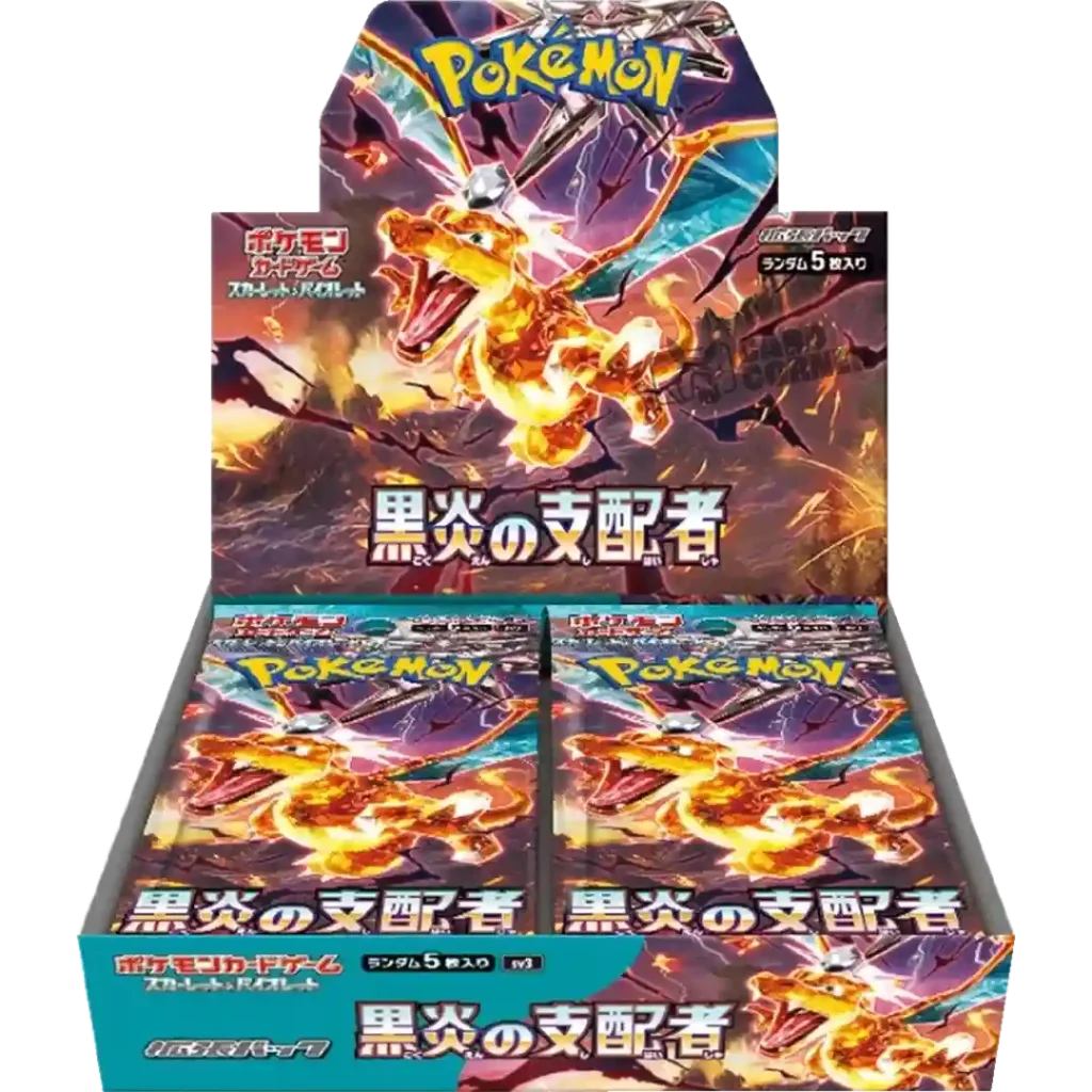 Pokemon sv3 Ruler of the Black Flame JP Display