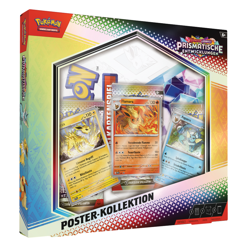 Pokemon Prismatische Entwicklungen Poster Kollektion