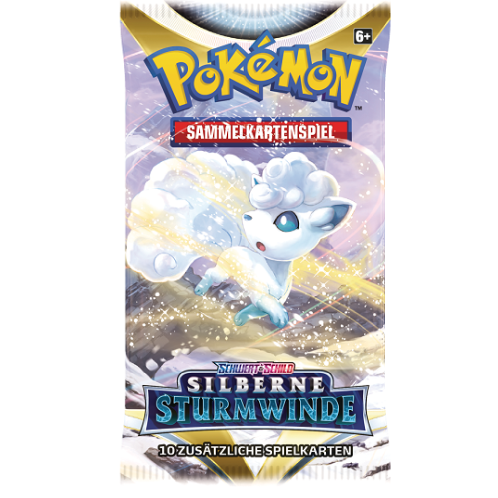 Pokemon Schwert & Schild Silberne Sturmwinde Einzelbooster