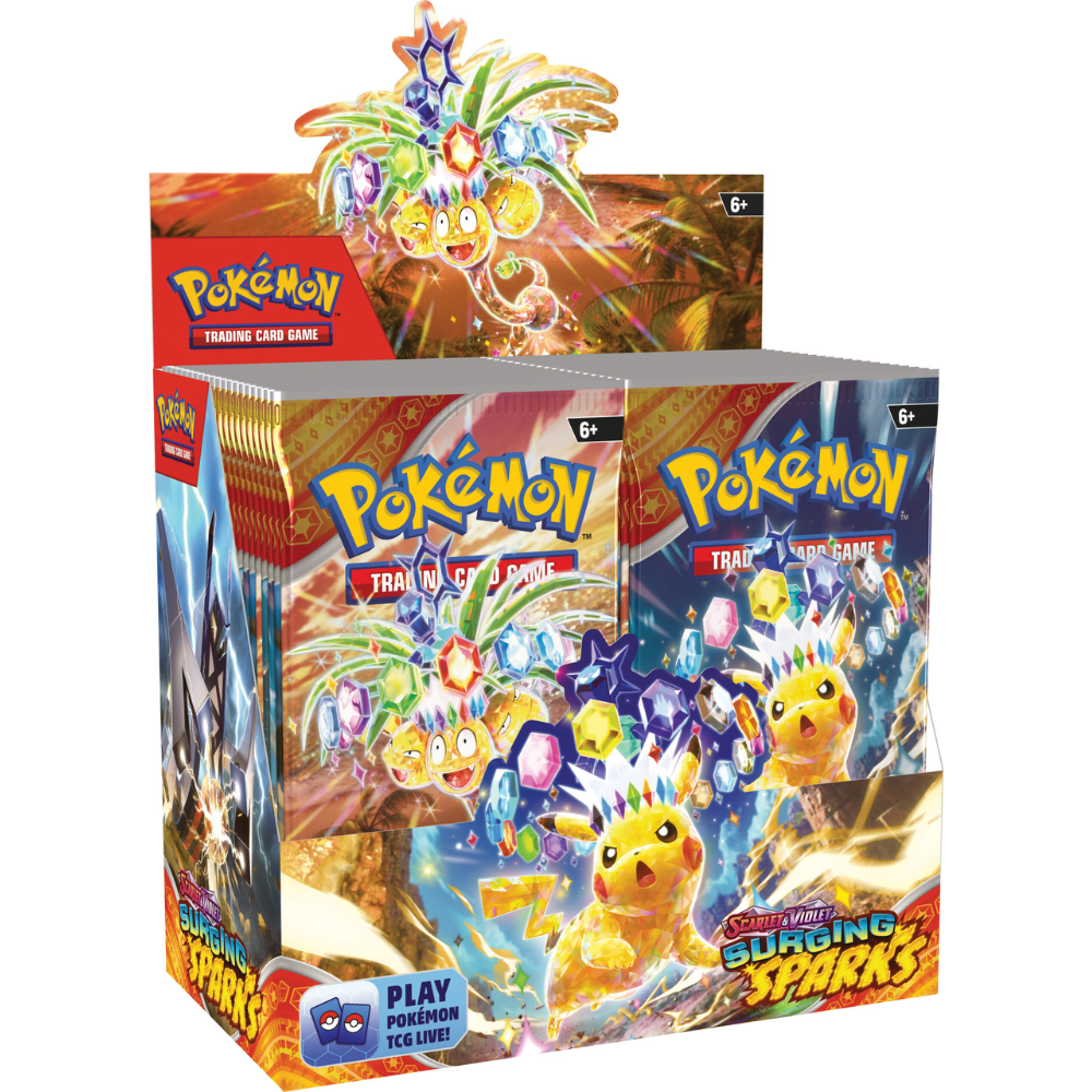 Pokemon Surging Sparks Display