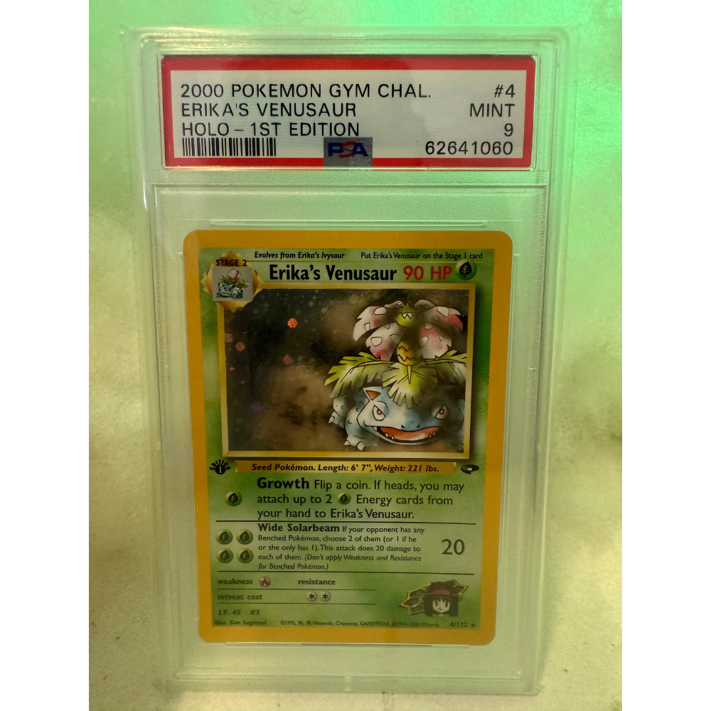 PSA9 - Erika's Venusaur 1st Edition (GC 4)