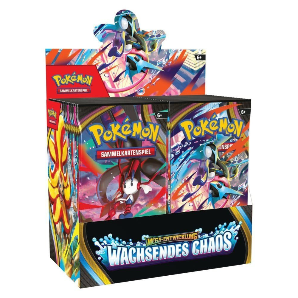 Pokemon Wachsendes Chaos Display